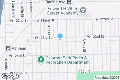 Map image of the property - 1243 W 123rd St