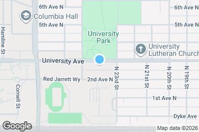 Map image of the property - 2327 University Ave