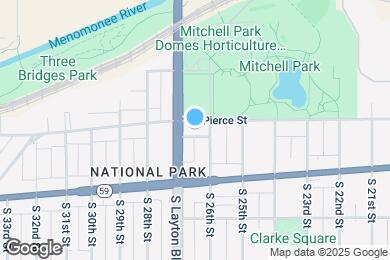 Map image of the property - 2621 W Pierce St