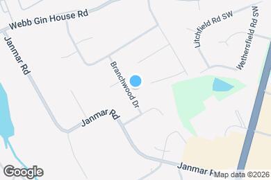 Map image of the property - 1398 Branchwood Dr