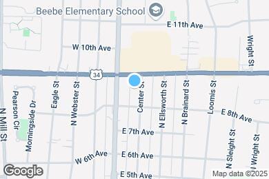 Map image of the property - 829 N Center St