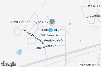 Map image of the property - 820 Oak Grove Ln