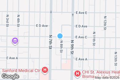 Map image of the property - 618 N 8th St
