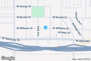 Map image of the property - 2692 W Williams St