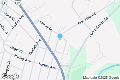 Map image of the property - 556 Bibb Ave