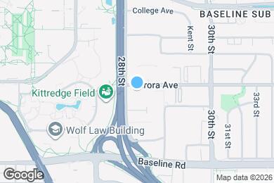 Map image of the property - 2800 Aurora Ave