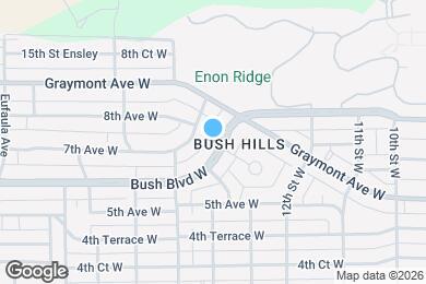Map image of the property - 1330 Bush Blvd W