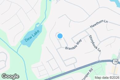 Map image of the property - 2575 Meadow Trace Dr