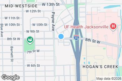 Map image of the property - 1046 W 8th St