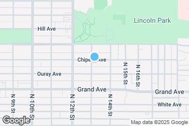 Map image of the property - 1303 Chipeta Ave