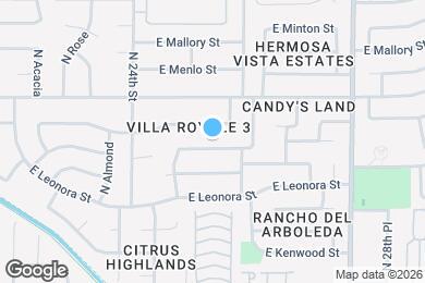 Map image of the property - 2542 E Lynwood St