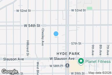 Map image of the property - 5449 S Victoria Ave