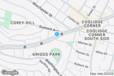 Map image of the property - 1441 Beacon St