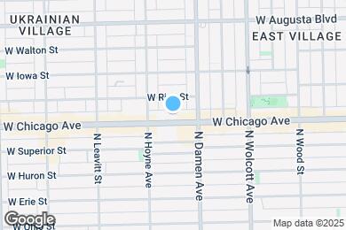 Map image of the property - 2030 W Chicago Ave