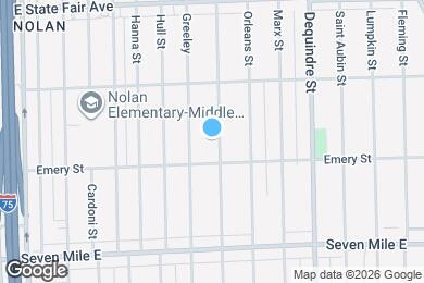 Map image of the property - 19343 Riopelle St