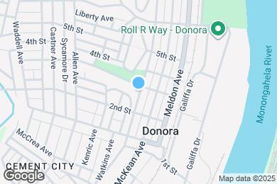 Map image of the property - 257 Thompson Ave