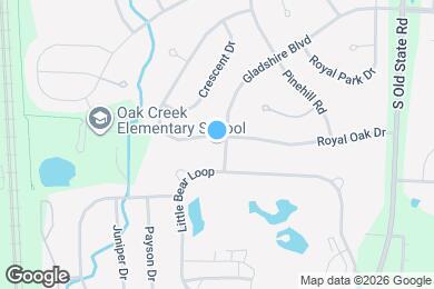Map image of the property - 1558 Royal Oak Dr