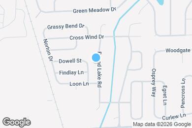 Map image of the property - 1424 Round Lake Rd