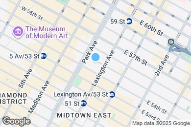 Map image of the property - 122 E 55th St