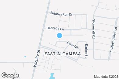 Map image of the property - 2821 Lana Cir