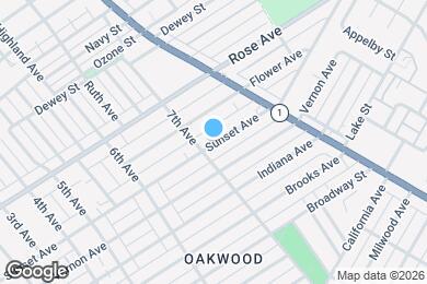 Map image of the property - 715 Sunset Ave