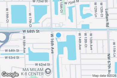 Map image of the property - 6618 W 15th Ct