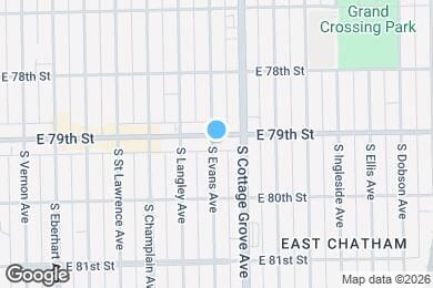Map image of the property - 7903 S Evans