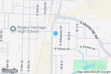 Map image of the property - 105 E Mulberry St