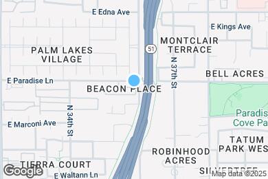 Map image of the property - 3557 E Montreal Pl