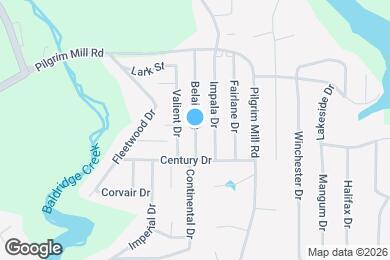 Map image of the property - 2520 Belaire Dr