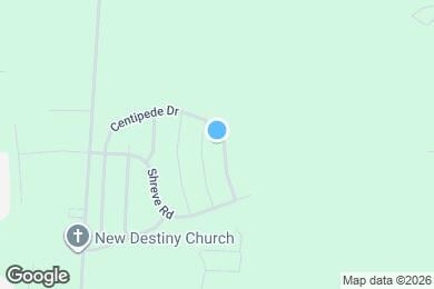 Map image of the property - 1433 Centipede Dr