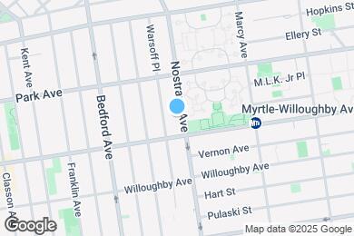 Map image of the property - 132 Nostrand Ave