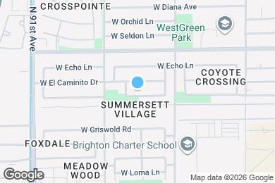 Map image of the property - 8816 W Las Palmaritas Dr