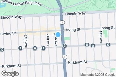 Map image of the property - 1344 20th Ave