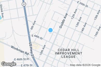 Map image of the property - 4305 10th Ave