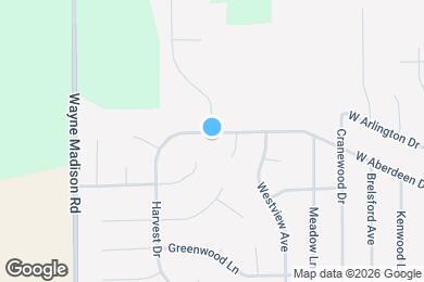 Map image of the property - 713 W Aberdeen Dr