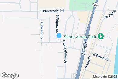Map image of the property - 316 S Ridgewood Dr