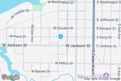 Map image of the property - 405 S Commissioners Ave