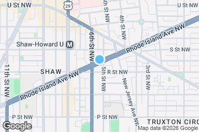 Map image of the property - 504 Rhode Island Ave NW