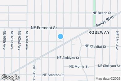 Map image of the property - 6721 NE Klickitat St