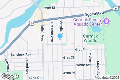 Map image of the property - 4036 Amelia Ave