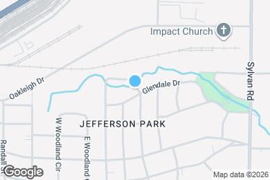 Map image of the property - 1121 Glendale Dr
