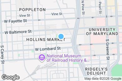 Map image of the property - 841 Hollins St