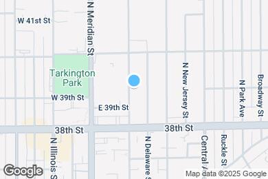 Map image of the property - 3901 N Pennsylvania St