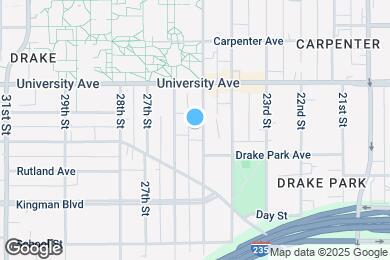Map image of the property - 1126 25th St