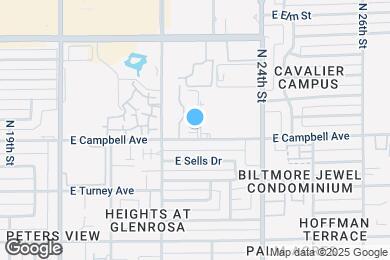 Map image of the property - 2228 E Campbell Ave