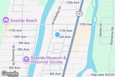 Map image of the property - 717 10th Ave