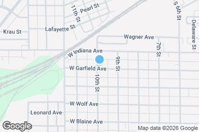 Map image of the property - 934 W Garfield Ave