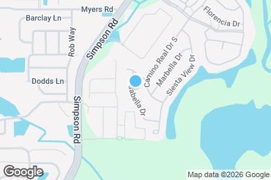 Map image of the property - 2943 Casabella Dr