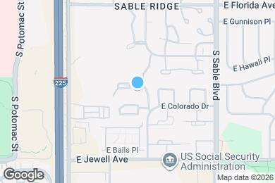 Map image of the property - 1731 S Blackhawk Way